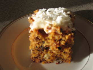 Baby Food Pineapple Coconut Carrot Cake
