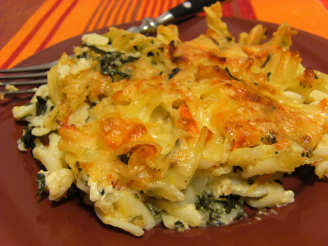 Gouda Penne With Spinach
