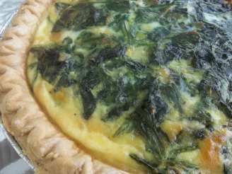 Brunch Quiche of Spinach and Gouda