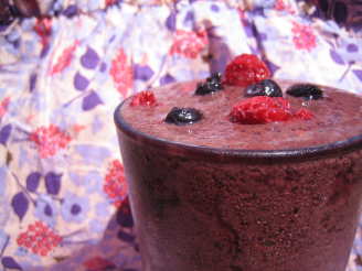 Low Fat Chocolate Berry Smoothie