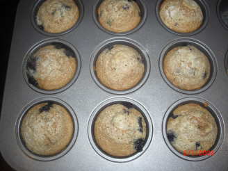 Cinnamon Blueberry Farina  Muffins