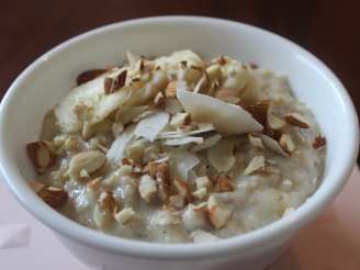 Banana and Coconut Oatmeal