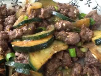 Stir-Fried Zucchini and Beef