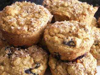 Blueberry Lemon Muffins  (With Yellow Squash)