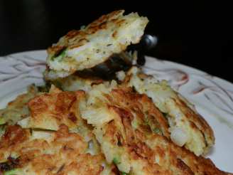 Savory Pancakes (From Cooked Rice)