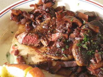 Filet Mignon Au Bordelaise - Steak in Red Wine With Shallots