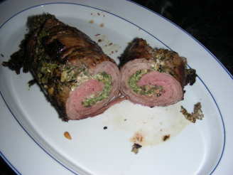 Spinach and Blue Cheese-Stuffed Flank Steak