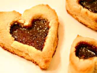 Valentines Day Linzer Heart Cookies