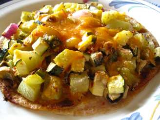 Green Tomatoes & Zucchini Pizza my way to have fried green tomatoes