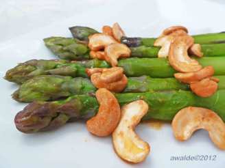 Asparagus and Cashews