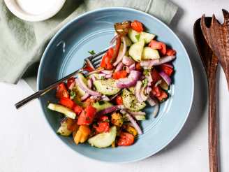 Healthy Cucumber-Tomato Salad