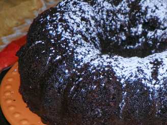 Rich & Moist Dark Chocolate Cake (Uses Cake Mix)