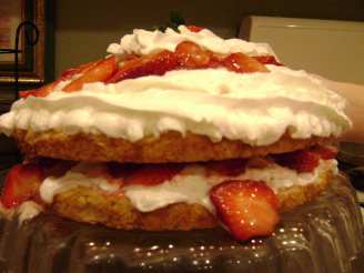 Old-Fashioned Short Cake With Strawberries