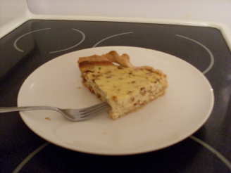 Bacon and Two Onion Cheesecake