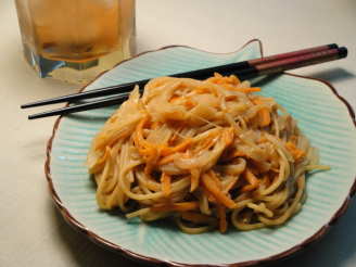 Chinese Lo Mein With Peanut Butter Sauce
