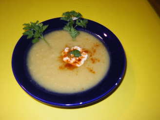 Gingered Parsnip & Leek Soup