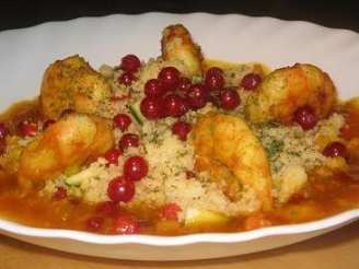 Moroccan Prawns With Couscous