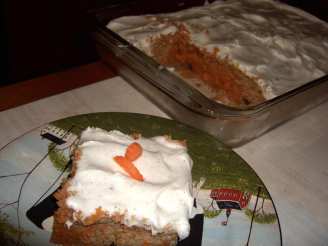Carrot Spice Poke Cake