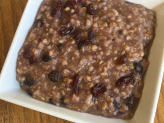 Slow Cooker Maple Berry Oatmeal