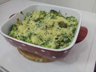 Creamy Gnocchi, Spinach and Broccoli Bake