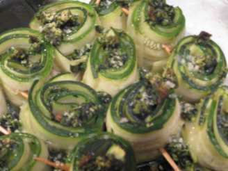 Herbed Zucchini Spirals