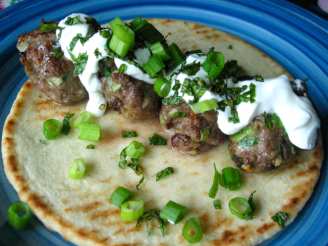 Lamb Meatball Gyros With Yogurt and Mint - Real Simple Mag -