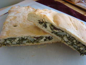 Spinach and Feta Cheese "alligator"