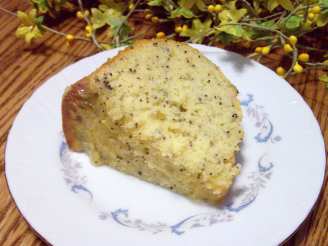 Low Fat Lemon Poppy Seed Cake