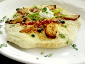 Chicken and Black Bean Tostizzas (Pillsbury Winner)
