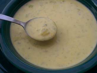 Velvety Broccoli & Cauliflower Cheese Soup