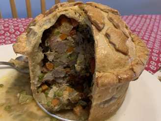 Old English Posh Picnic Raised Chicken and Ham Pie
