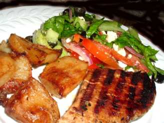 Grilled Greek Pork Tenderloin