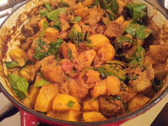 Lamb, Potato & Spinach Curry