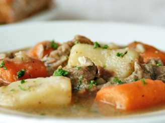 Traditional Irish Stew With Pearl Barley