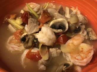 Simple Thai-style Lemongrass Shrimp Soup
