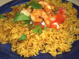 Curry Chicken and Tomato Pilaf