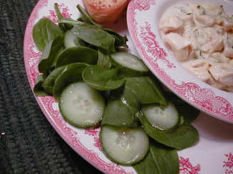 Spinach Cucumber Salad