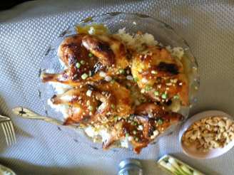 Cornish Game Hens With Curry Apricot Glaze