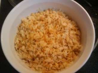 Rice a Roni from Scratch in the Microwave