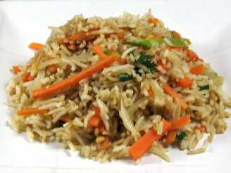 Thai Fried Rice with Vegetable Ribbons