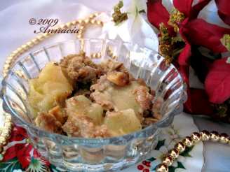 Baked Ginger-Apple Crumble