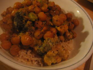 Curried Chickpeas and Veggies