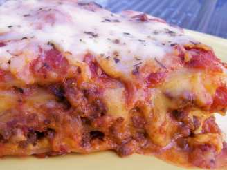 I Hate Ricotta Lasagna W/Meat Sauce and 3 Cheeses