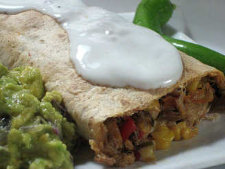 Oven Baked Chicken & Veg Chimichangas