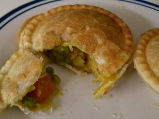 Chicken and Vegetable Curry Pie