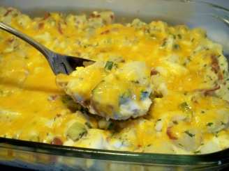 Potato Egg Casserole a La Hot Potato Salad