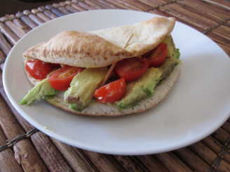 Avocado, Tomato, and Hummus Sandwich