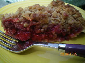 Humble Strawberry Rhubarb Crumble Pie