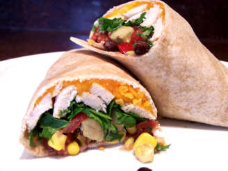 Chili-Lime Chicken and Avocado Wraps