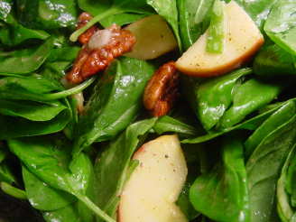 Spinach, Apple and Pecan Salad